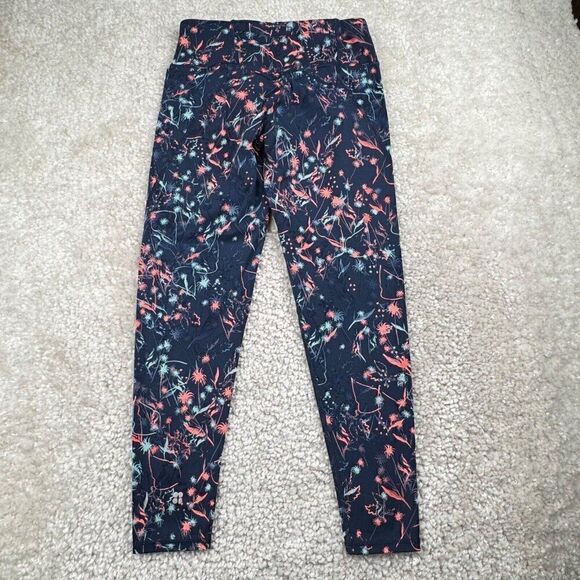 Sweaty Betty Power 7/8 Length Legging Beetle Blue Mystical Floral - Picture 3 of 12